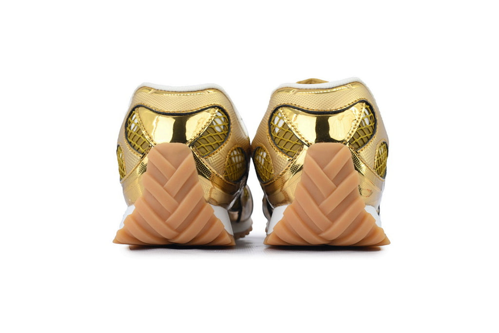 Bottega Veneta Orbit Low-Top Casual Running Shoes Golden