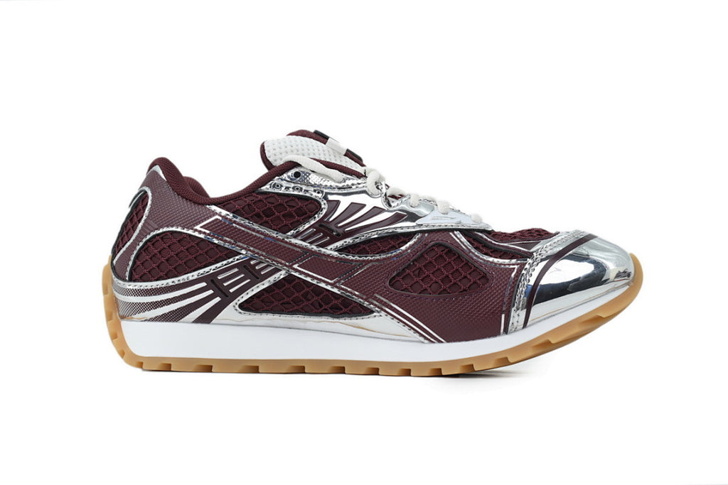 Bottega Veneta Orbit Low-Top Casual Running Shoes Wine Red