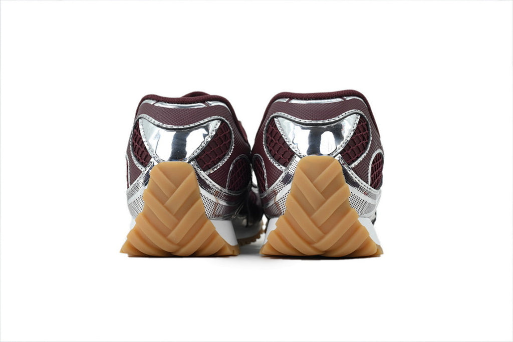 Bottega Veneta Orbit Low-Top Casual Running Shoes Wine Red