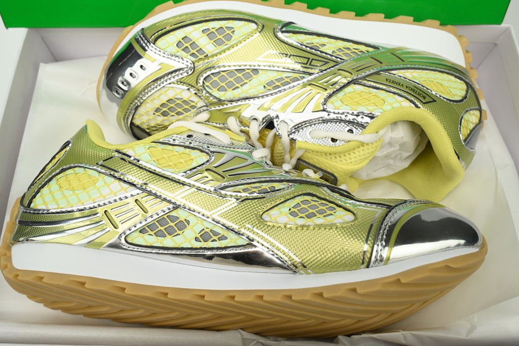 Bottega Veneta Orbit Low-Top Casual Running Shoes Yellow