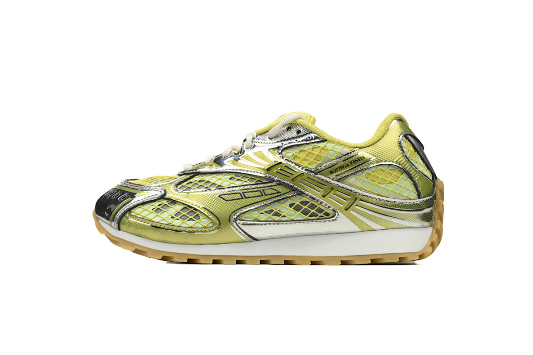 Bottega Veneta Orbit Low-Top Casual Running Shoes Yellow