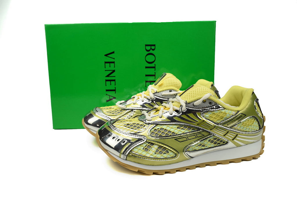 Bottega Veneta Orbit Low-Top Casual Running Shoes Yellow